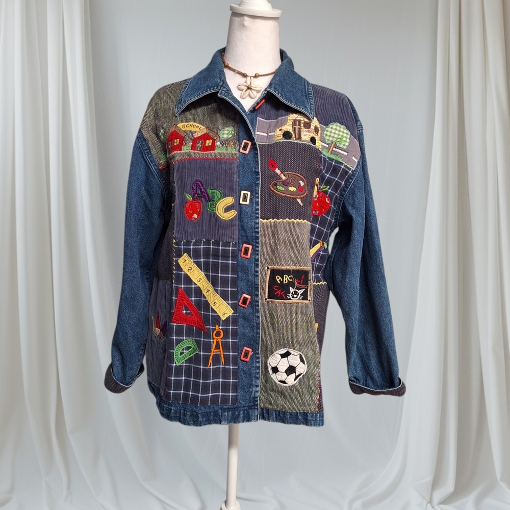 KEREN Hart Blue Denim Jacket